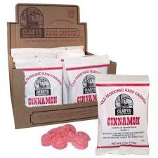 Claeys 12 Count Sanded Hard Candies - Cinnamon