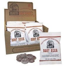 Claeys 12 Count Sanded Hard Candies - Root Beer