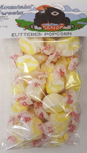 Mtn Sweets Taffy Bags-Butterd Popcorn