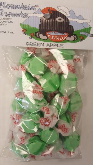 Mtn Sweets Taffy Bags-Green Apple