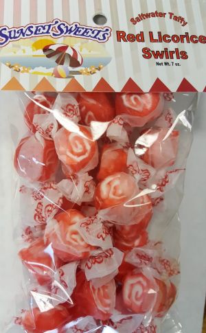 S.S. Sweets Taffy Bags-Red Licorice Swirls