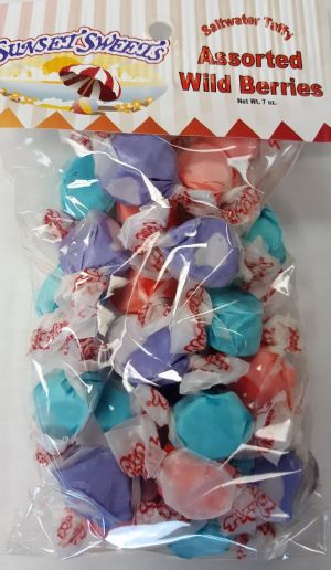 S.S. Sweets Taffy Bags-Assorted Wild Berries
