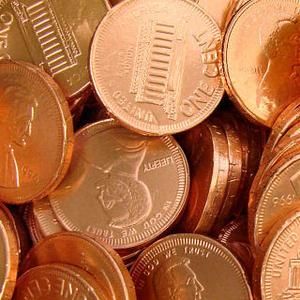 Bulk Chocolate Copper Pennies 