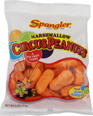 Circus Peanuts Peg Bag