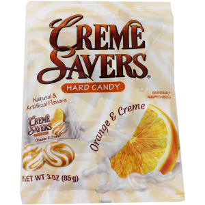 Creme Savers Orange Peg Bag
