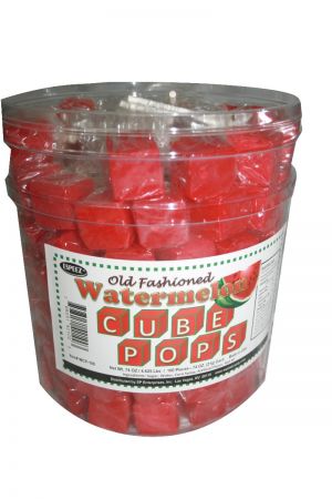 Watermelon Cube Lollipop