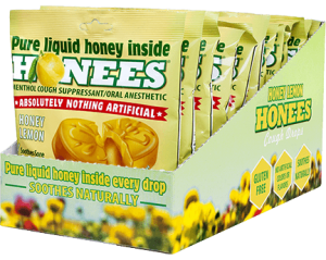 Honees Peg Bag Display-Honey Lemon