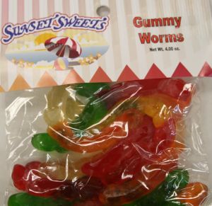 S.S. Hanging Bag-Gummy Worms