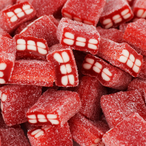 Bulk Gummy Strawberry Bricks