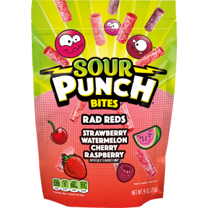 Sour Punch Rad Red Bites-SUB