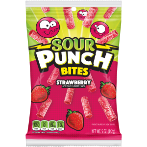 Sour Punch Strawberry Bites Peg