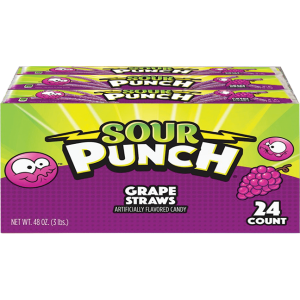 Sour Punch Straws- Grape