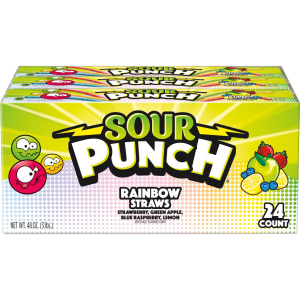 Sour Punch Straws- Rainbow