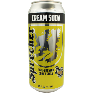Old Fashioned Soda-Sprecher Cream Soda Cans