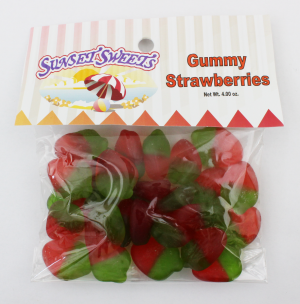 S.S. Hanging Bag-Gummy Strawberries