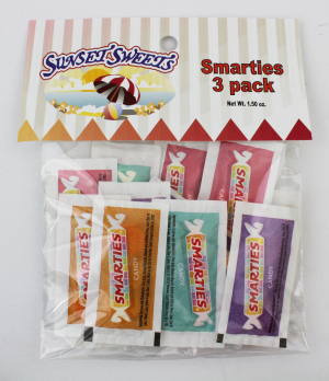 S.S. Hanging Bag-Smarties 3 Pack