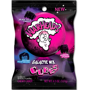 Warheads Galactic Mix Peg Bags
