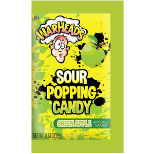 Warheads Popping Candy- Green Apple