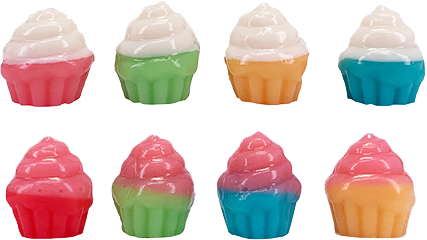 4D Gummy Cupcake Bulk