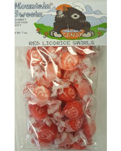 Mtn Sweets Taffy Bags-Red Licorice Swirls