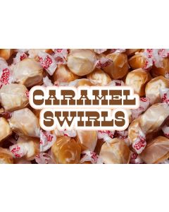 Bulk Taffy Kisses-Caramel Swirl