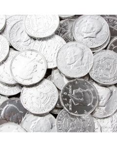 Bulk Chocolate Silver Coins 