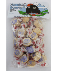 Mtn Sweets Taffy Bags-Peanut Butter & Jelly