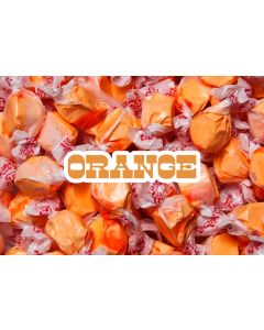 Bulk Taffy Kisses-Orange