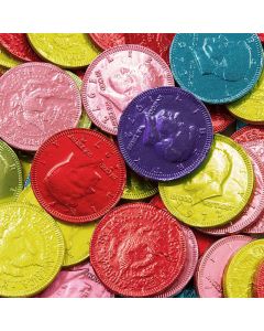 Bulk Chocolate Rainbow Coins 