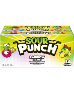 Sour Punch Straws- Rainbow