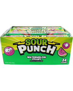 Sour Punch Straws- Watermelon