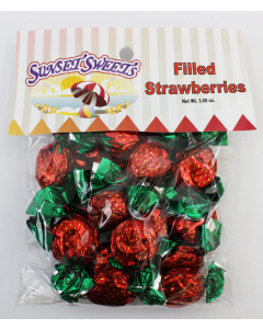 S.S. Hanging Bag-Filled Strawberries