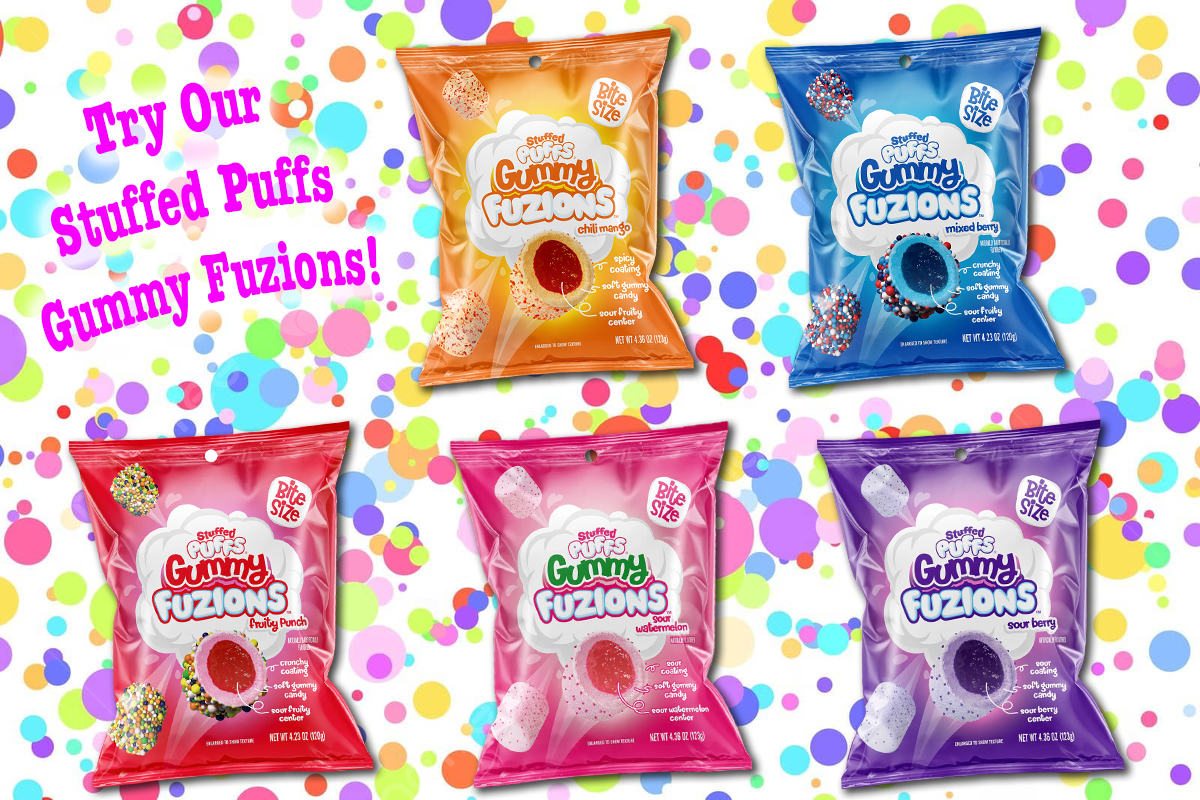 Stuffed Puff Gummy Fusions